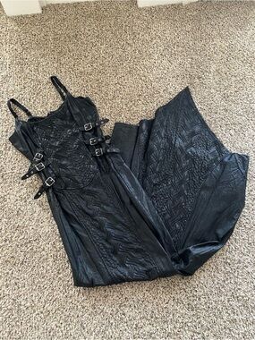 Vintage Y2K 2000s RARE Lip Service AlienSkin Gothic Punk Vampire Grunge Goth M